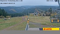 Archiv Foto Webcam Oberhof: Sessellift Fallbachhang Bergstation 13:00