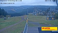 Archiv Foto Webcam Oberhof: Sessellift Fallbachhang Bergstation 06:00