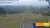 Archiv Foto Webcam Oberhof: Sessellift Fallbachhang Bergstation 09:00