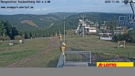 Archiv Foto Webcam Oberhof: Sessellift Fallbachhang Bergstation 11:00