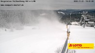 Archiv Foto Webcam Oberhof: Sessellift Fallbachhang Bergstation 09:00