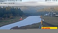 Archiv Foto Webcam Oberhof: Sessellift Fallbachhang Bergstation 14:00