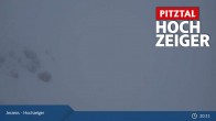 Archived image Webcam Pitztal - Hochzeiger Top station 00:00