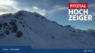 Archived image Webcam Pitztal - Hochzeiger Top station 08:00