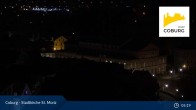 Archived image Webcam Coburg - Town Church of St. Mortiz 23:00