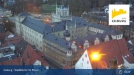 Archiv Foto Webcam Coburg - Stadtkirche St. Moritz 16:00