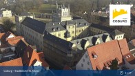 Archiv Foto Webcam Coburg - Stadtkirche St. Moritz 10:00