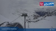Archived image Webcam Sölden - Schwarze Schneid Cable Car 06:00