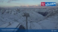 Archiv Foto Webcam Sölden - Gondelbahn Schwarze Schneid 00:00