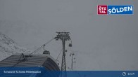 Archiv Foto Webcam Sölden - Gondelbahn Schwarze Schneid 12:00