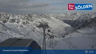 Archiv Foto Webcam Sölden - Gondelbahn Schwarze Schneid 12:00