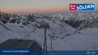 Archived image Webcam Sölden - Schwarze Schneid Cable Car 16:00