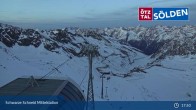 Archiv Foto Webcam Sölden - Gondelbahn Schwarze Schneid 00:00