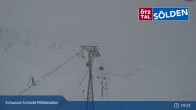 Archived image Webcam Sölden - Schwarze Schneid Cable Car 08:00