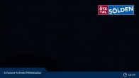Archiv Foto Webcam Sölden - Gondelbahn Schwarze Schneid 04:00