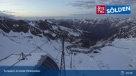 Archived image Webcam Sölden - Schwarze Schneid Cable Car 00:00