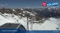 Archiv Foto Webcam Sölden - Gondelbahn Schwarze Schneid 10:00