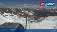 Archiv Foto Webcam Sölden - Gondelbahn Schwarze Schneid 12:00