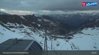 Archiv Foto Webcam Sölden - Gondelbahn Schwarze Schneid 02:00