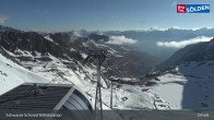 Archiv Foto Webcam Sölden - Gondelbahn Schwarze Schneid 07:00