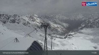 Archiv Foto Webcam Sölden - Gondelbahn Schwarze Schneid 10:00