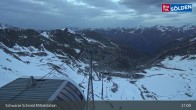 Archiv Foto Webcam Sölden - Gondelbahn Schwarze Schneid 02:00