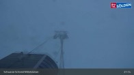 Archiv Foto Webcam Sölden - Gondelbahn Schwarze Schneid 02:00