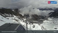Archiv Foto Webcam Sölden - Gondelbahn Schwarze Schneid 08:00