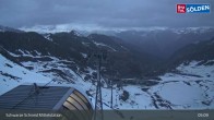Archiv Foto Webcam Sölden - Gondelbahn Schwarze Schneid 04:00