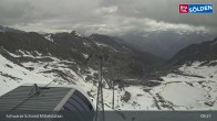 Archiv Foto Webcam Sölden - Gondelbahn Schwarze Schneid 08:00