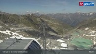 Archiv Foto Webcam Sölden - Gondelbahn Schwarze Schneid 09:00