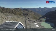 Archiv Foto Webcam Sölden - Gondelbahn Schwarze Schneid 08:00