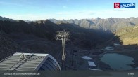 Archiv Foto Webcam Sölden - Gondelbahn Schwarze Schneid 18:00