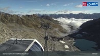 Archiv Foto Webcam Sölden - Gondelbahn Schwarze Schneid 08:00