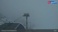 Archiv Foto Webcam Sölden - Gondelbahn Schwarze Schneid 02:00