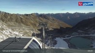 Archiv Foto Webcam Sölden - Gondelbahn Schwarze Schneid 08:00