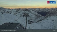 Archived image Webcam Sölden - Schwarze Schneid Cable Car 04:00