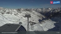 Archived image Webcam Sölden - Schwarze Schneid Cable Car 10:00