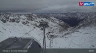 Archiv Foto Webcam Sölden - Gondelbahn Schwarze Schneid 07:00
