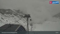 Archiv Foto Webcam Sölden - Gondelbahn Schwarze Schneid 12:00