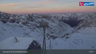 Archiv Foto Webcam Sölden - Gondelbahn Schwarze Schneid 00:00