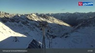 Archiv Foto Webcam Sölden - Gondelbahn Schwarze Schneid 07:00