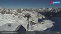 Archiv Foto Webcam Sölden - Gondelbahn Schwarze Schneid 10:00