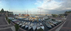 Archiv Foto Webcam Gardasee - Bardolino Hafen 06:00