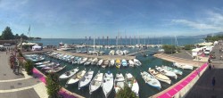 Archiv Foto Webcam Gardasee - Bardolino Hafen 09:00
