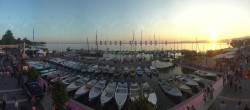 Archiv Foto Webcam Gardasee - Bardolino Hafen 19:00