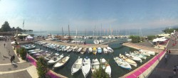 Archiv Foto Webcam Gardasee - Bardolino Hafen 09:00