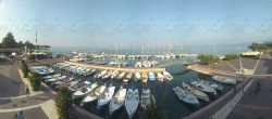 Archiv Foto Webcam Gardasee - Bardolino Hafen 07:00