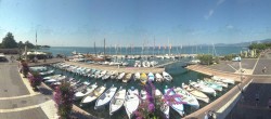 Archiv Foto Webcam Gardasee - Bardolino Hafen 09:00