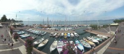 Archiv Foto Webcam Gardasee - Bardolino Hafen 09:00